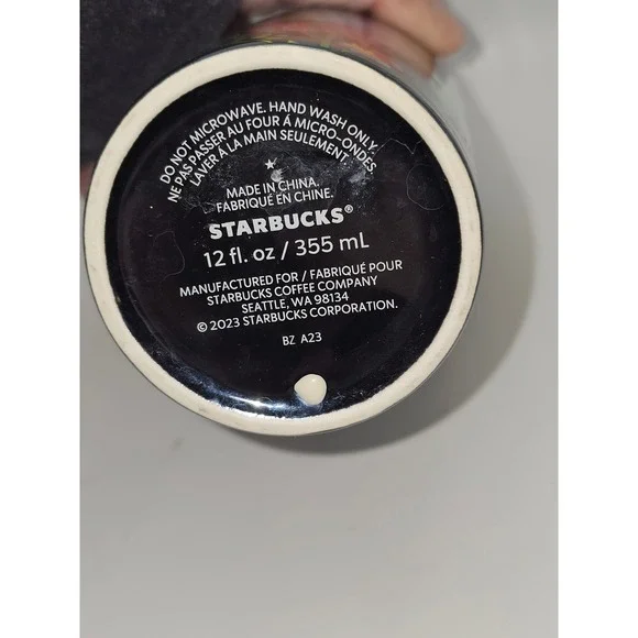 Starbucks Summer of 2023 Immersive Florals Luster Ceramic Tumbler 12oz - Picture 5 of 8